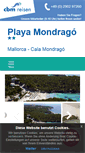 Mobile Screenshot of hotel-playa-mondrago.de