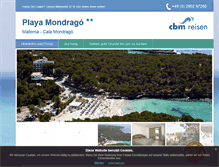 Tablet Screenshot of hotel-playa-mondrago.de